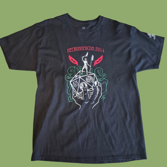 Hanes Other - Necronomicon Graphic Tee  L